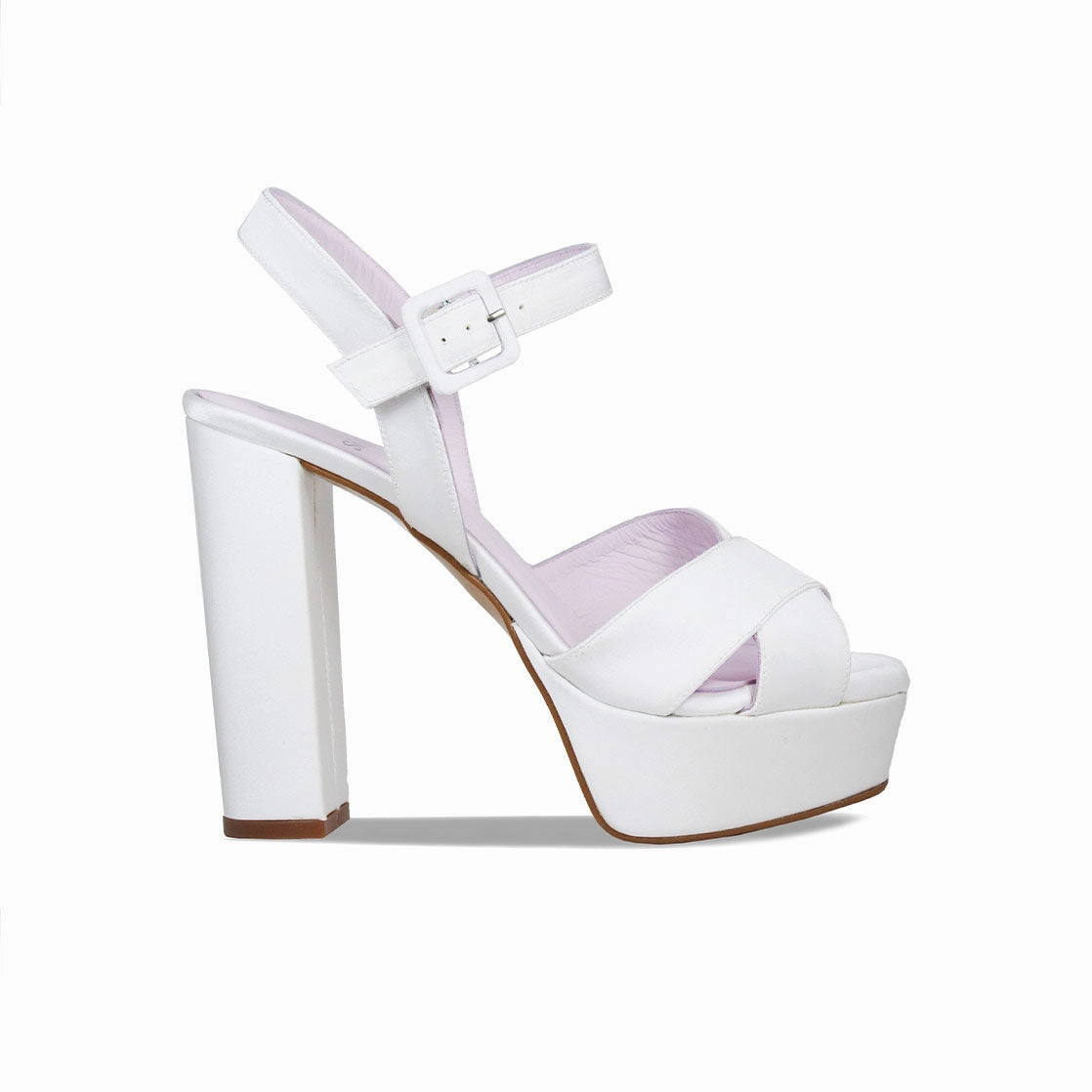 Comfiest Mary Jane Shoes Remy: White Satin