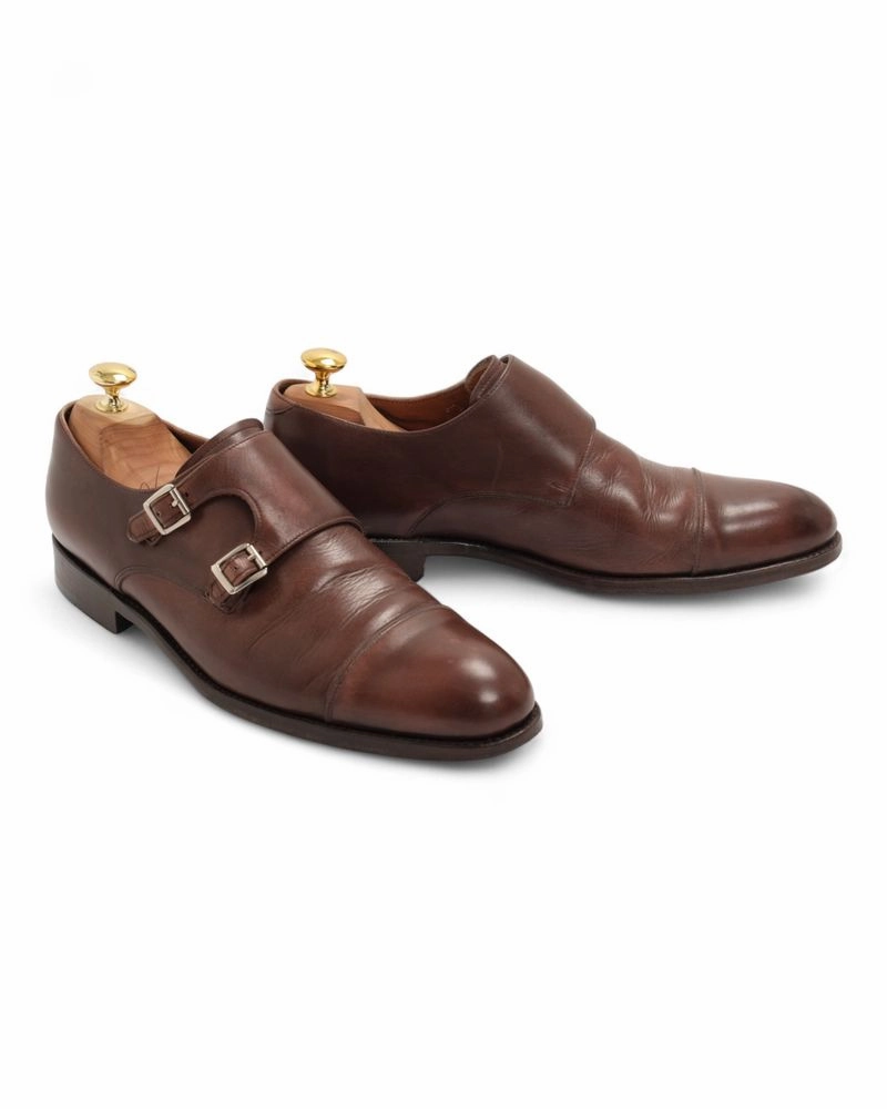 Brogues Downunder Menu Brown Leather Monk