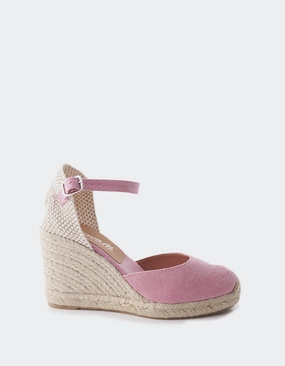 Roberta Fuchsia Canvas Smart Casual Comfortable Shoes