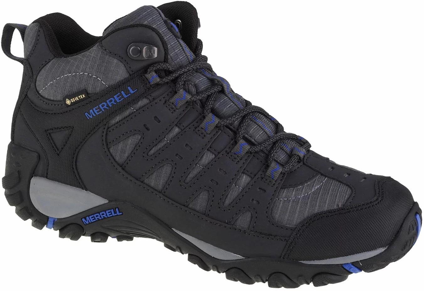 Merrell Accentor Sport Mid GORE-TEX Mens Walking Boots - Black Top Running Hiking Shoes