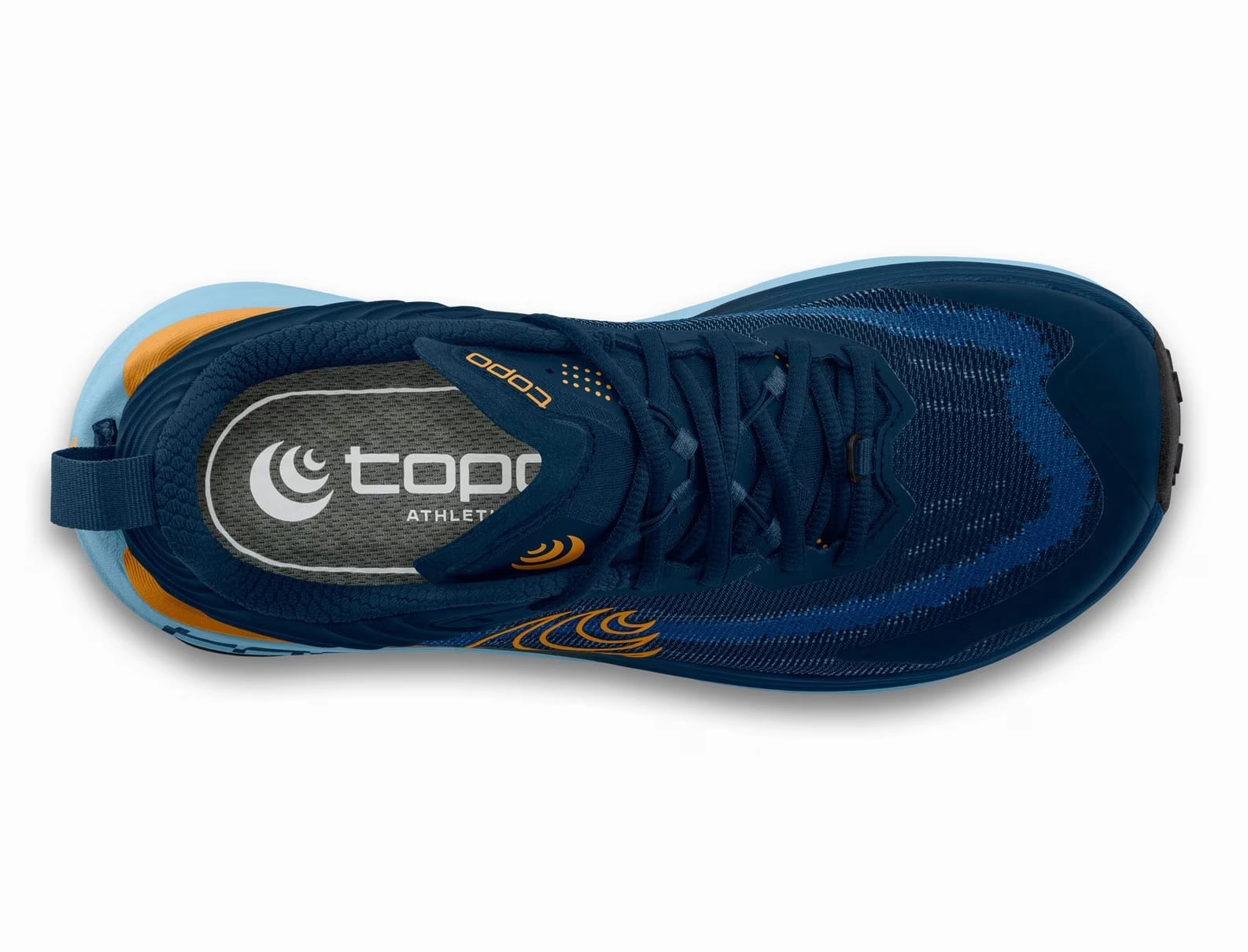 Trail To Road Running Shoes TOPO MENS VISTA - NAVY ORANGE