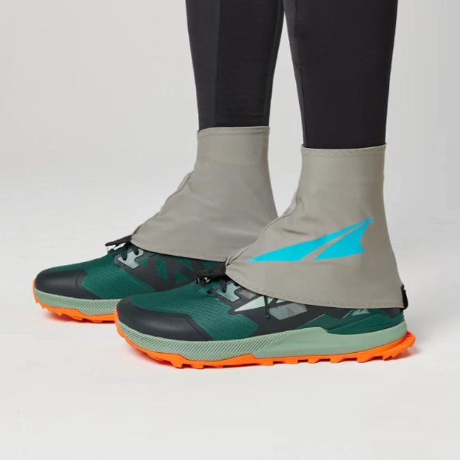 Trail Running Shoes - Ss23 Altra 2 Point Trail Gaiter | Grey / Teal