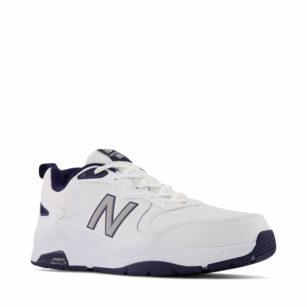 New Balance Men's MX857V3 Sneaker in White/Navy