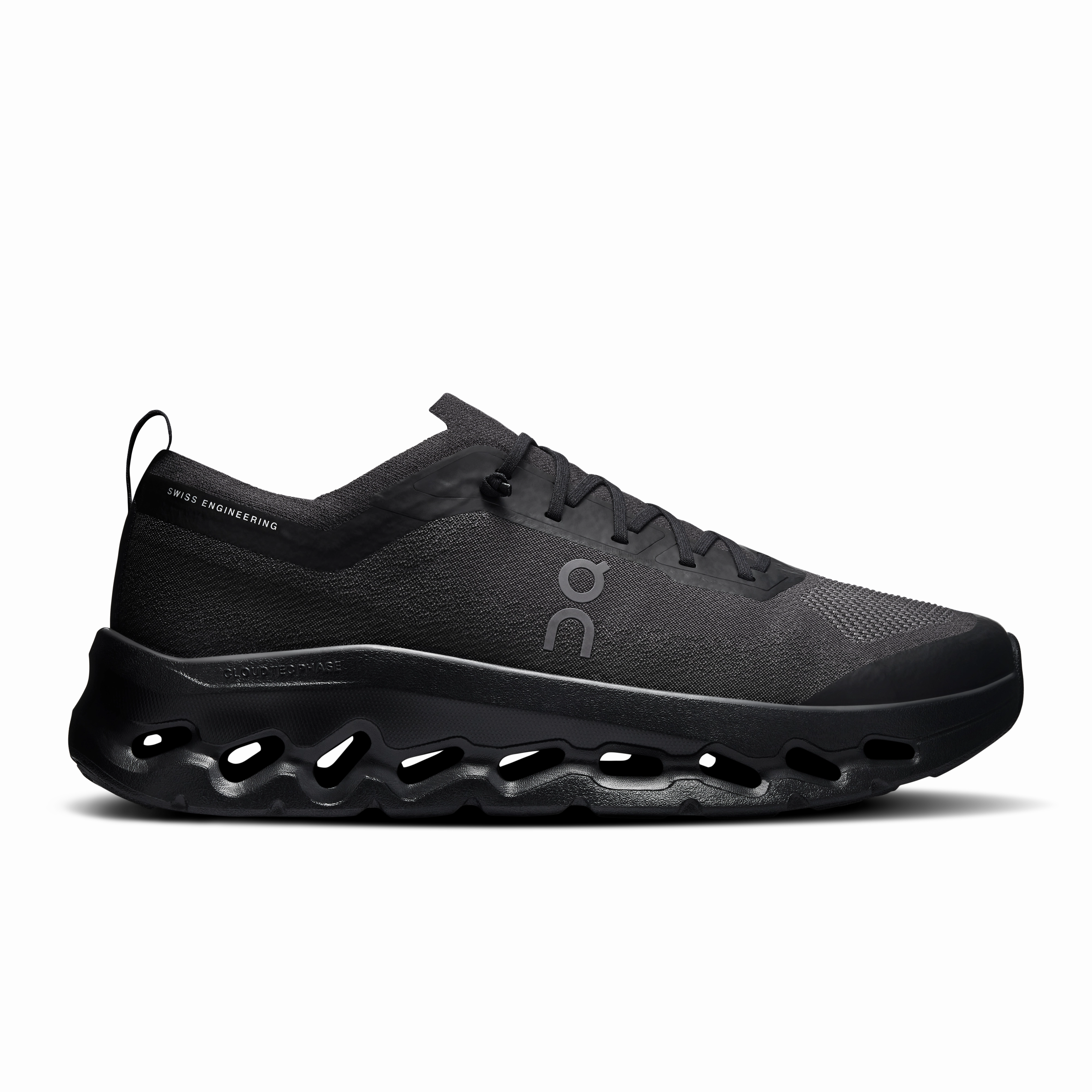 Sustainable Running Shoes On Running Cloudtilt Moon Black