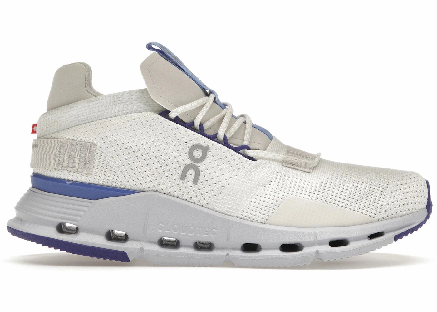 Highly Cushioned Running Shoes On Running Cloudnova Undyed White Heather