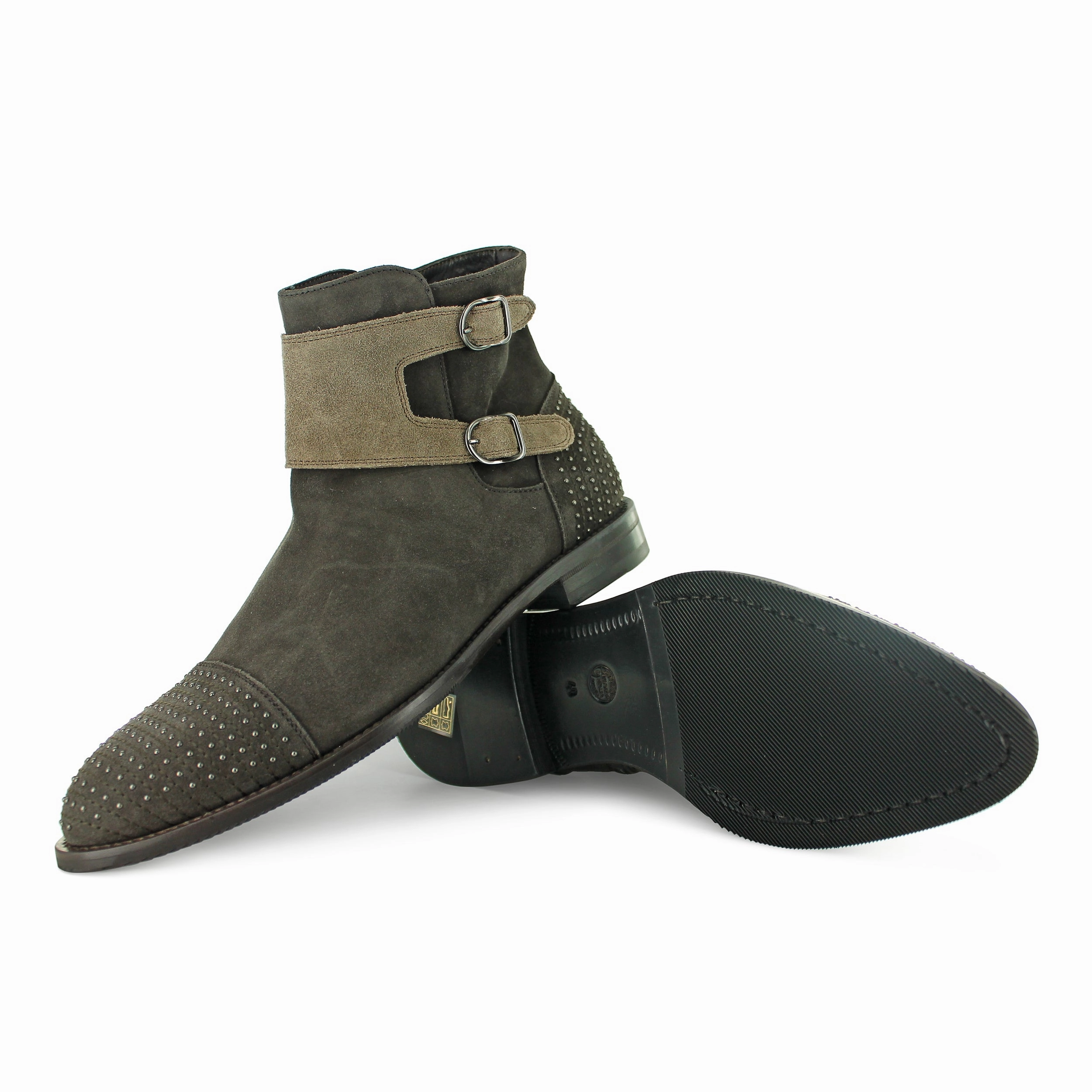 S5806 - Brown Double Monk Brogues Shoes Meaning