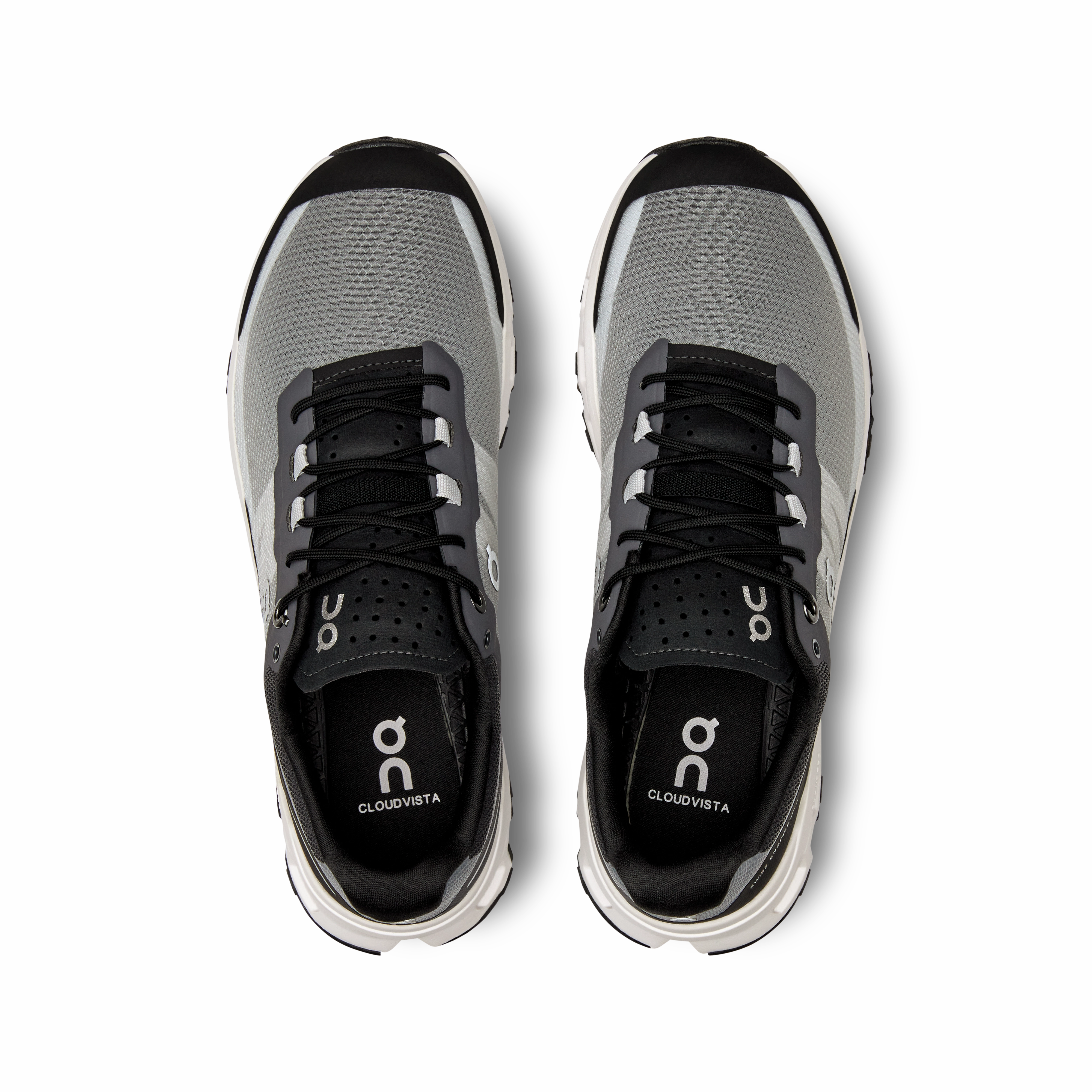 Drum Brakes Leading And Trailing Shoes On Running Women's Cloudvista Shoes - Black / White