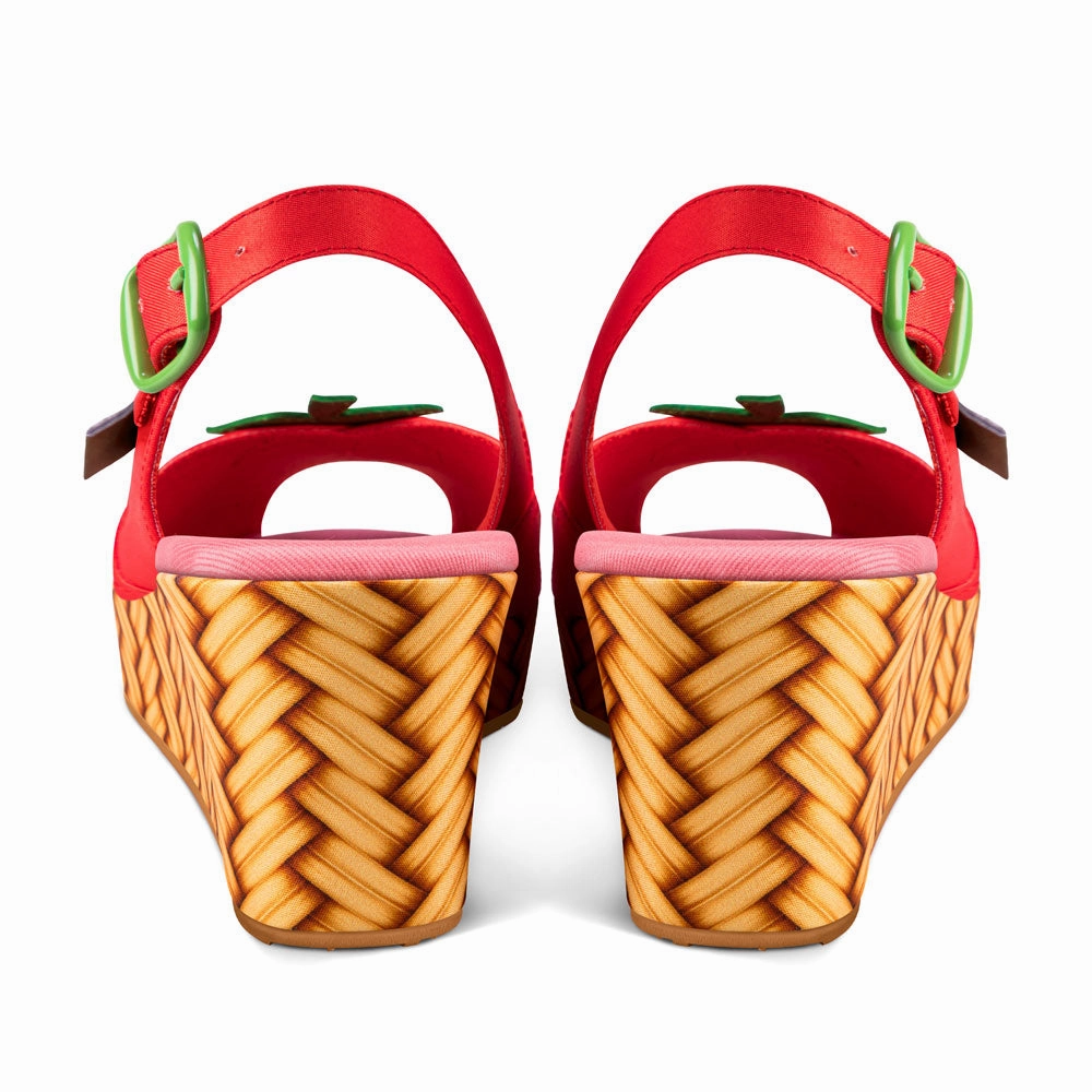 Mary Jane Pageant Shoes Chocolaticas Strawbella Women's Sandal
