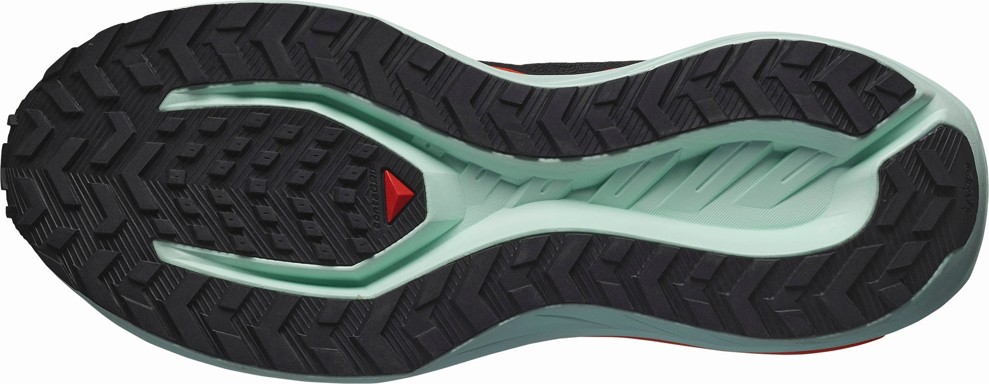 Trail Shoes Peregrine Salomon DRX DEFY GRVL Mens Trail Running Shoes - Black