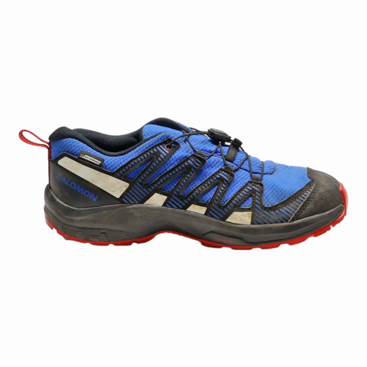 Boa Hiking Shoes SALOMON II XA PRO Hiking Boots Blue Synthetic Womens UK 4