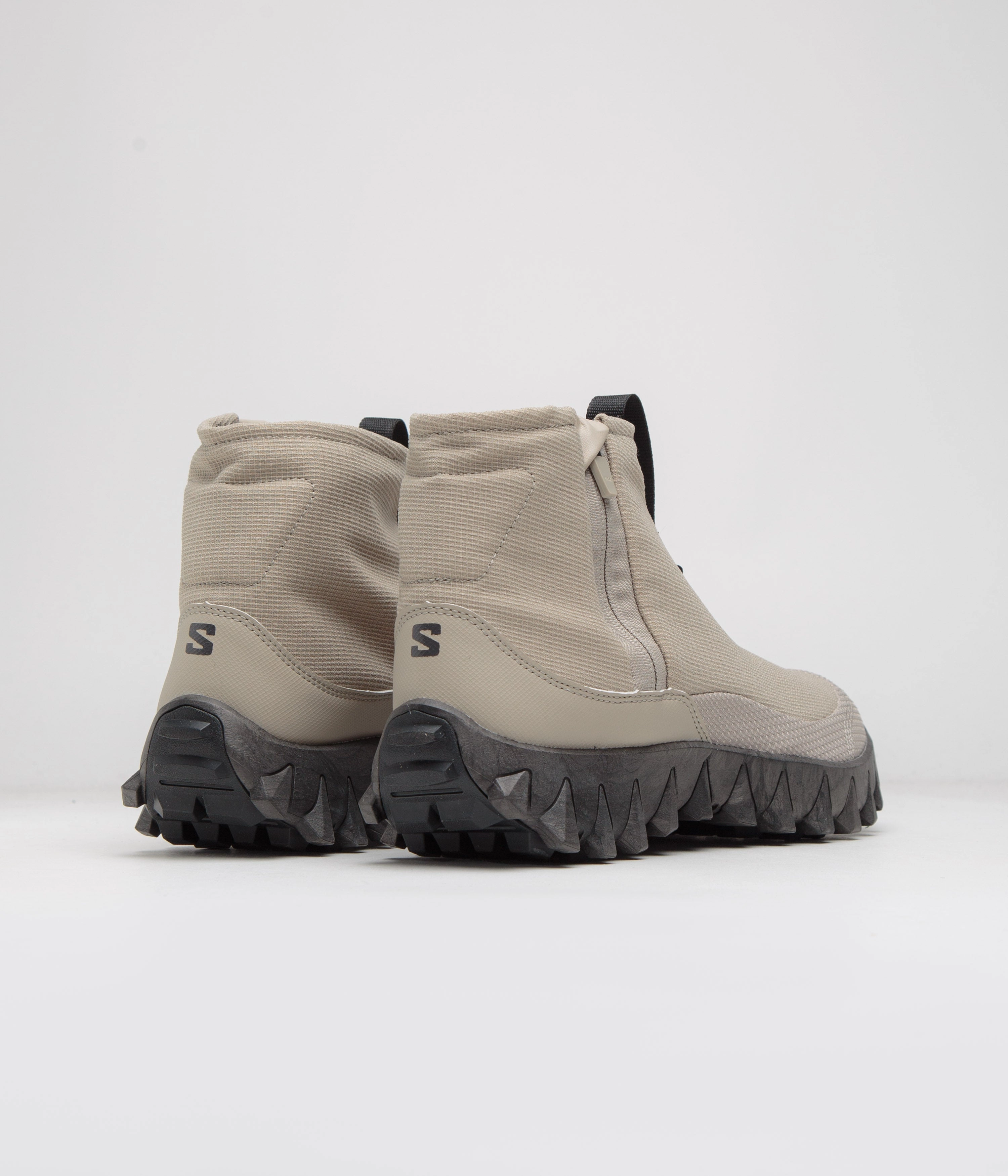 Salomon Snowclog Mid Shoes - Feather Grey / Feather Grey / Black 400g Snow Boots