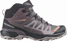 Beach Hiking Shoes Salomon X Ultra 360 Mid GORE-TEX Womens Walking Boots - Grey