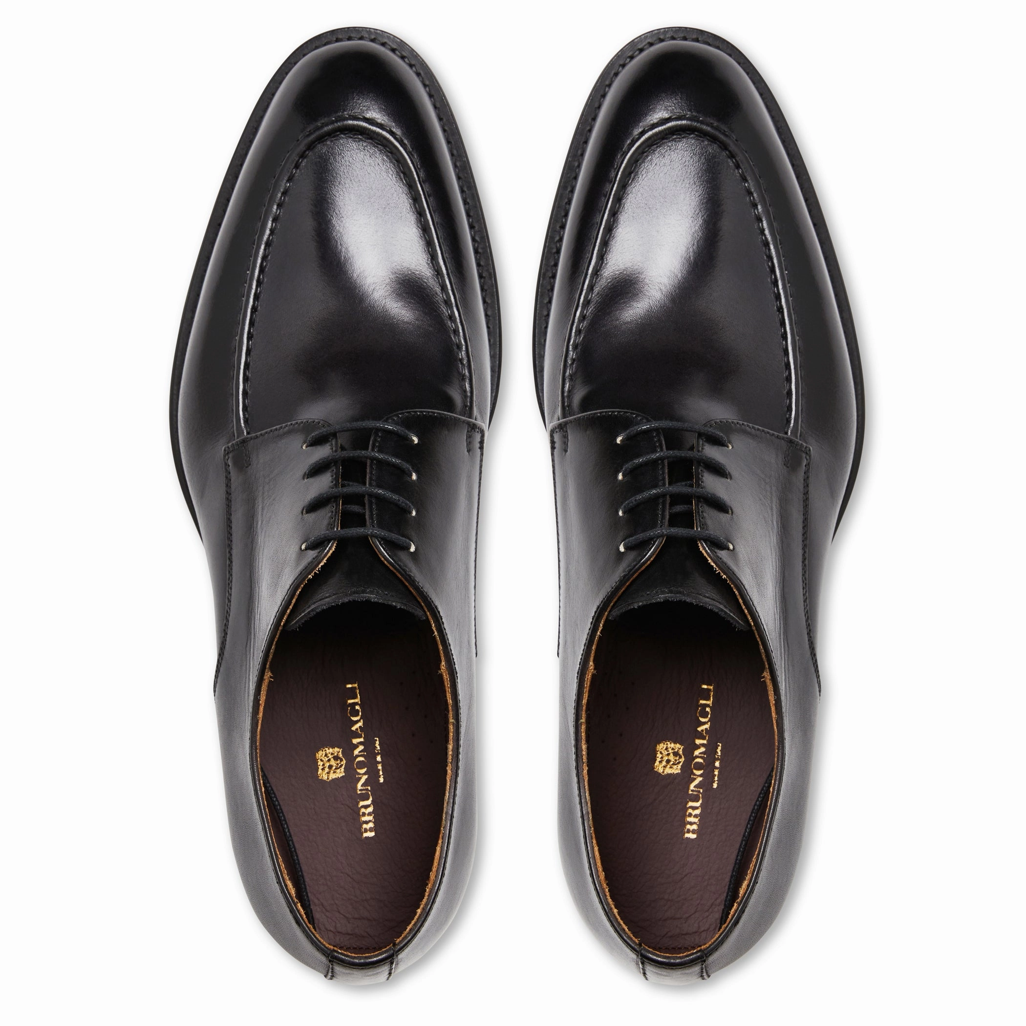 Santino Classic Derby Leather Lace Up 3-eye Shoes
