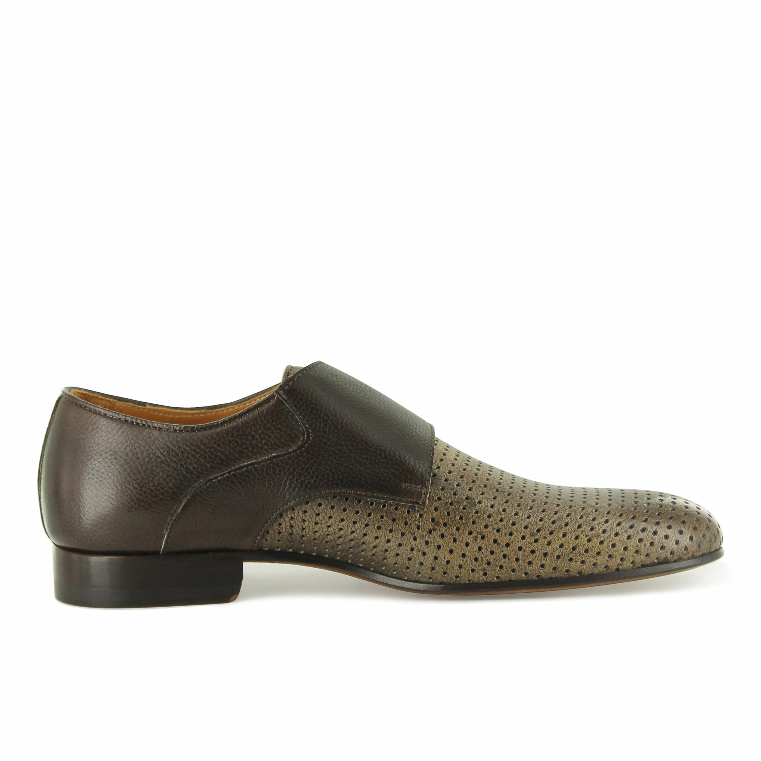 Brogues India 1199 - Taupe Perforation