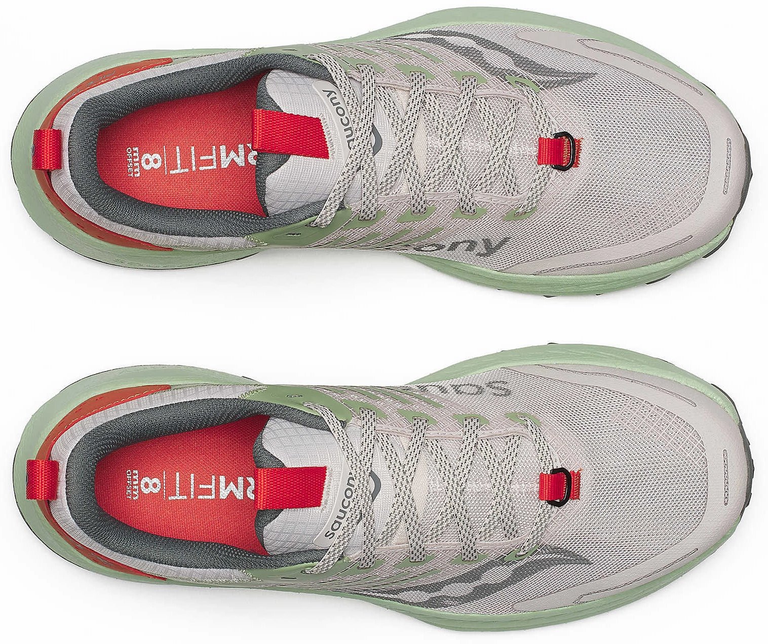 Saucony Ride TR2 Mens Running Shoes - Grey Dmx Trail Hydrex Shoes