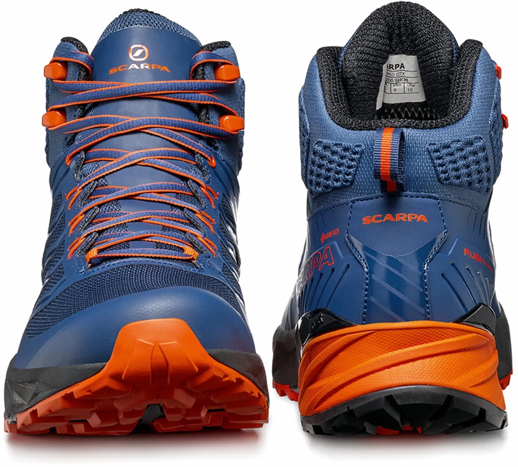 Hiking Shoes For Half Dome Scarpa Rush Mid GORE-TEX Walking Boots - Blue