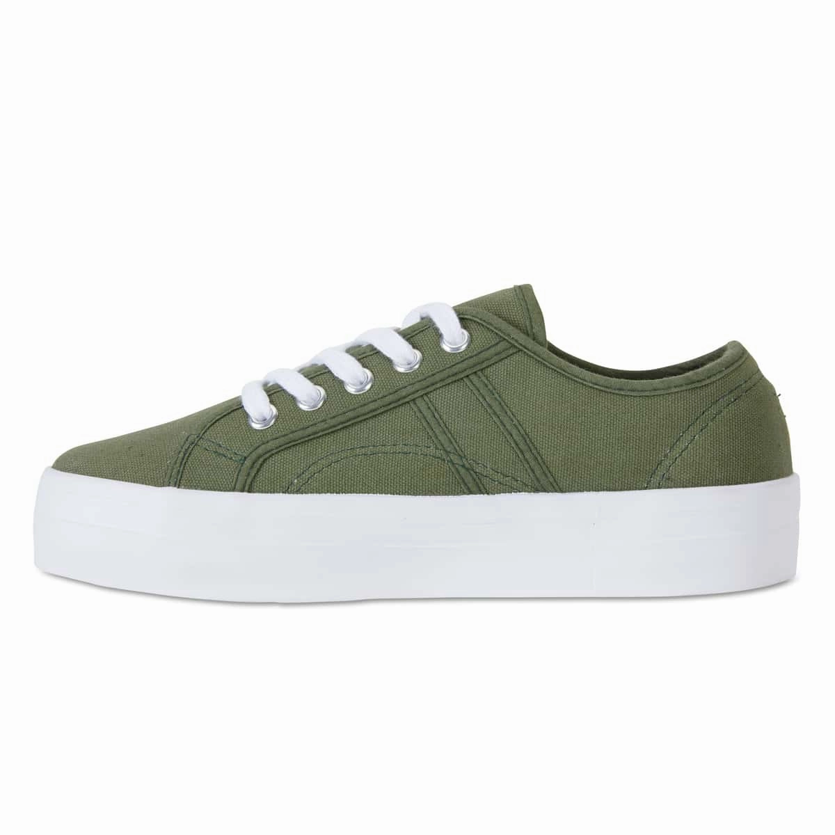 Every Day Casual Shoes Scott Sneaker in Khaki Canvas