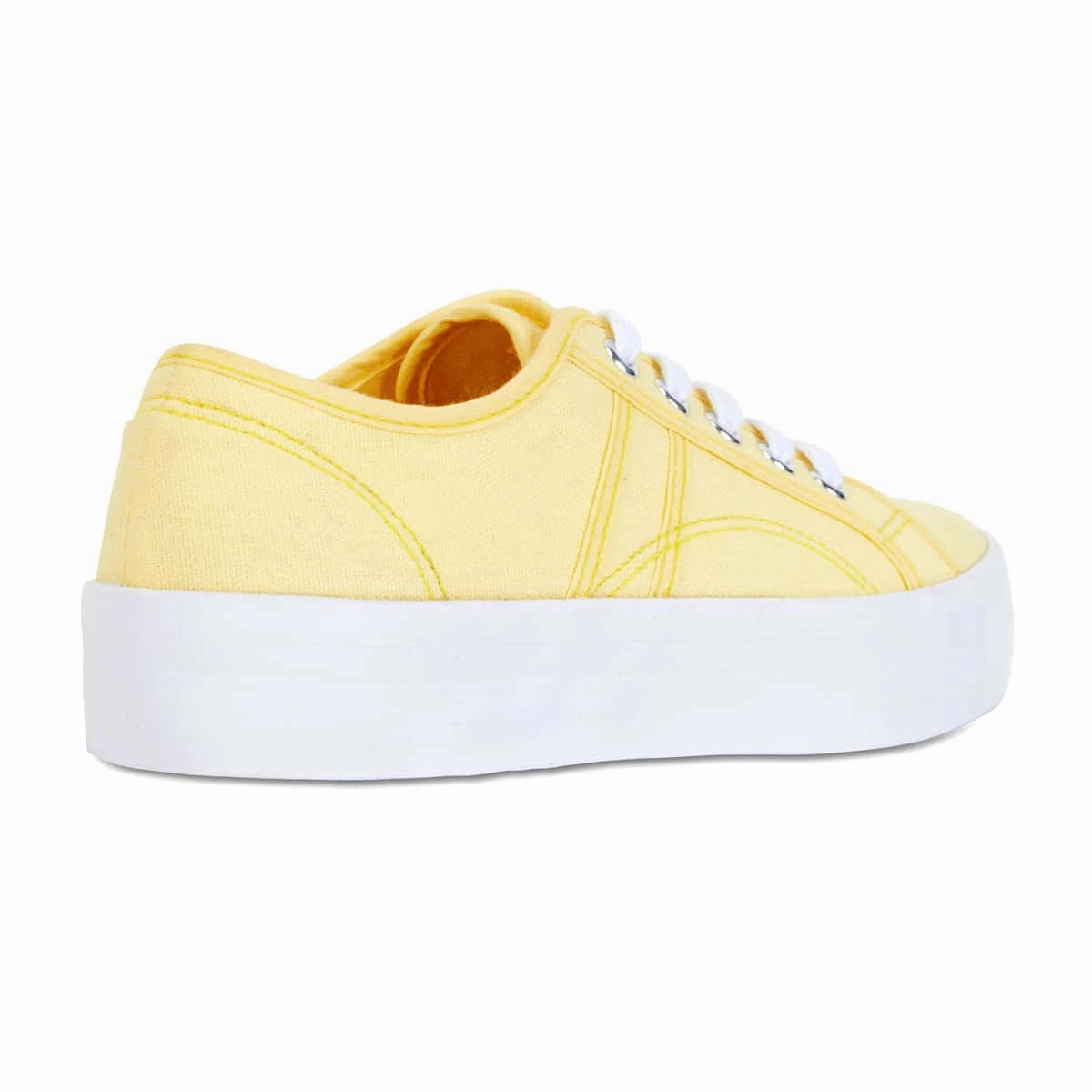 Scott Sneaker in Mustard Canvas Casual Shoes Crossword Clue