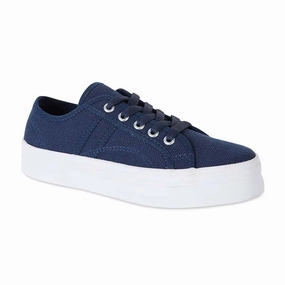 Scott Sneaker in Navy Canvas Business Casual Shoes That Are Comfortable