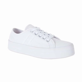Casual Corporate Shoes Scott Sneaker in White Canvas