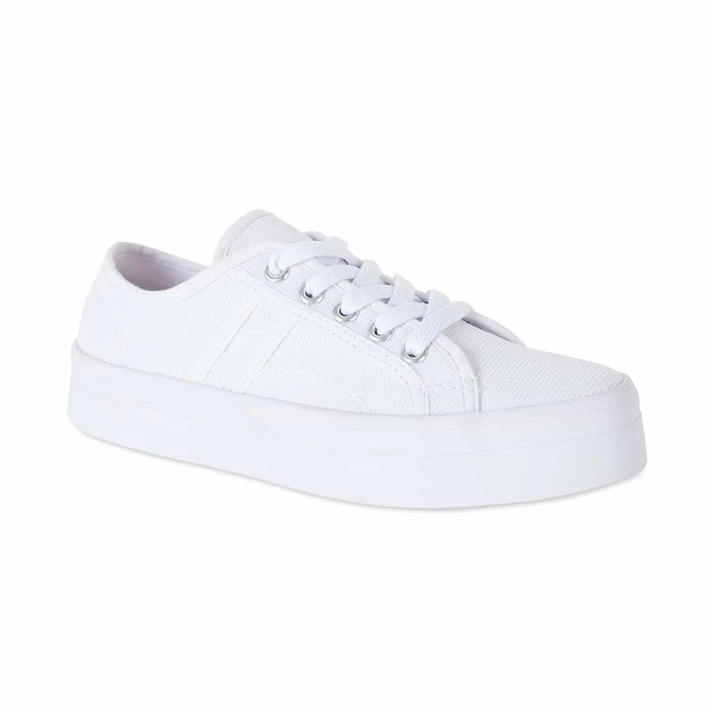 Scott Sneaker in White Canvas Busniess Casual Shoes