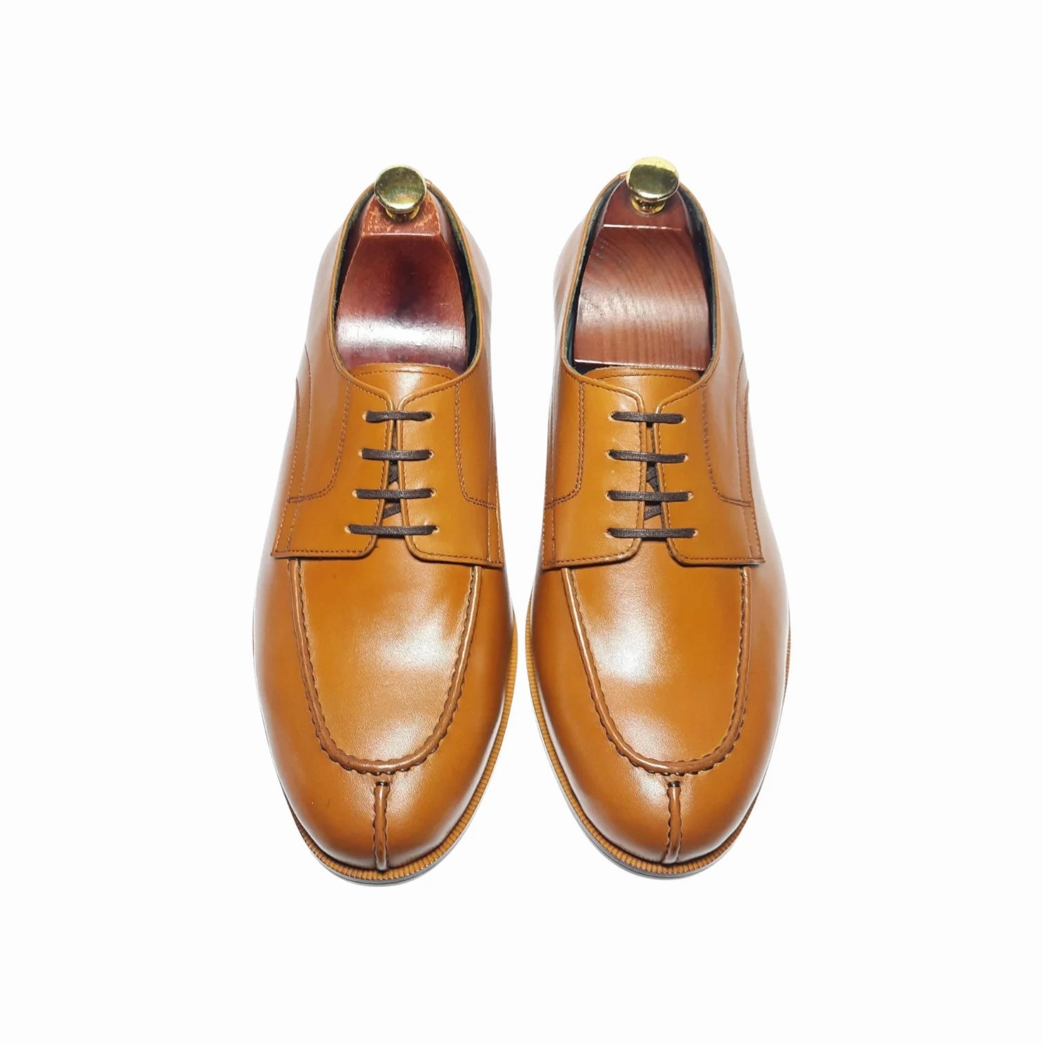 Lace-up Buckle Derby Shoe Wide Toe Box Split Toe Derby