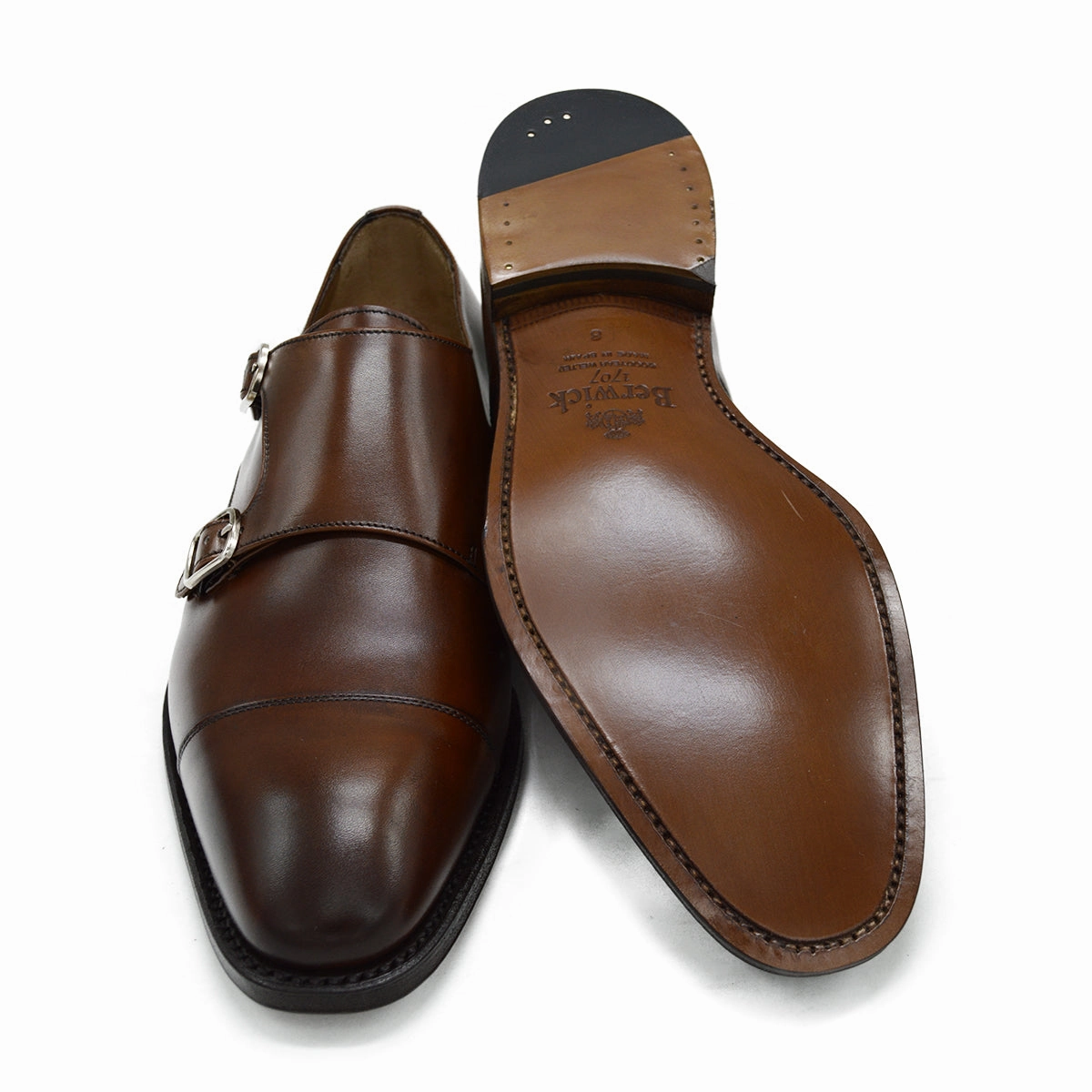 Cheaney Brogues Sale Berwick 1707 Double Monk (5212) Medio (Brown)