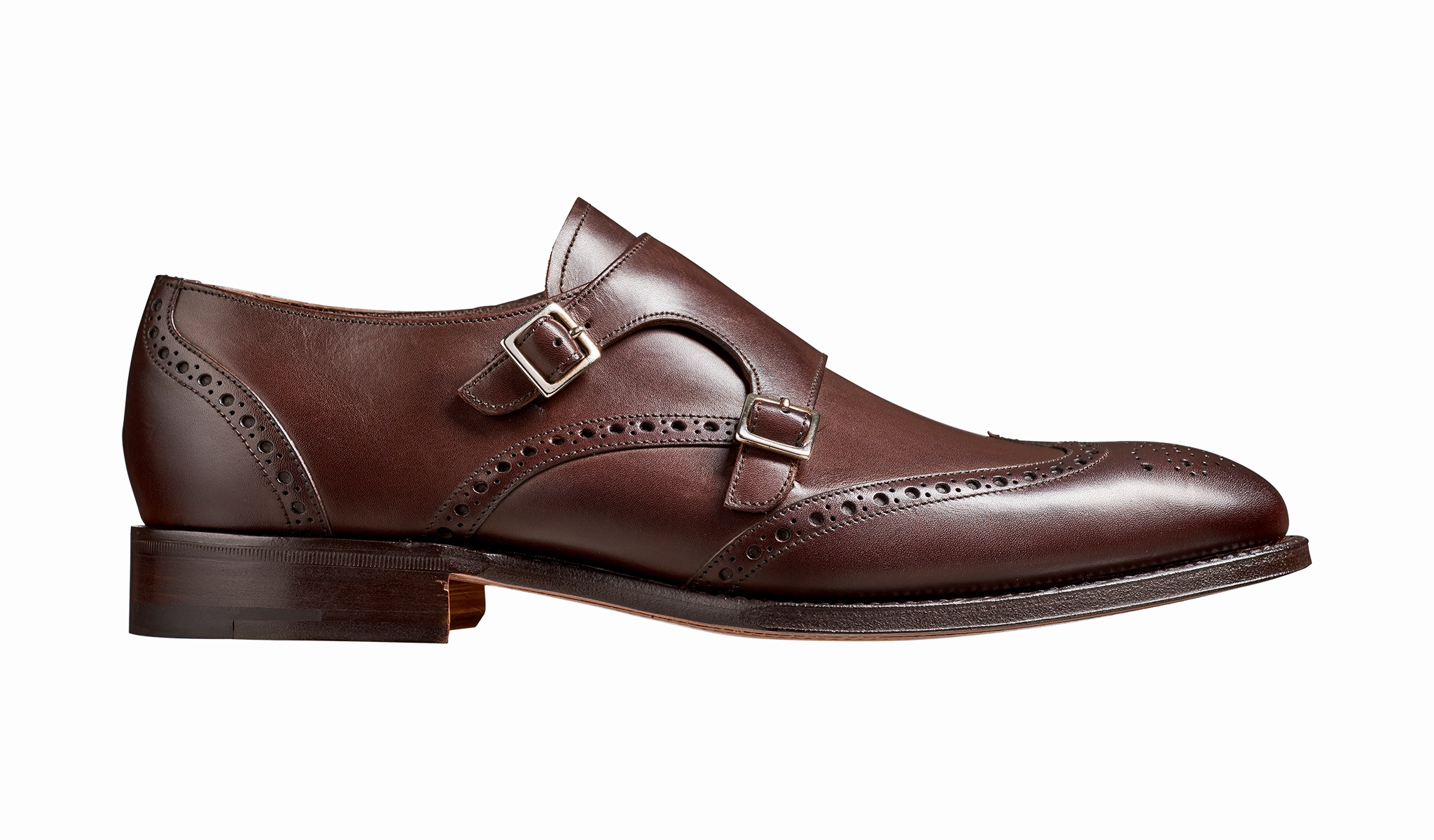 Fleet - Mocha Calf Heavy Brogue Shoes