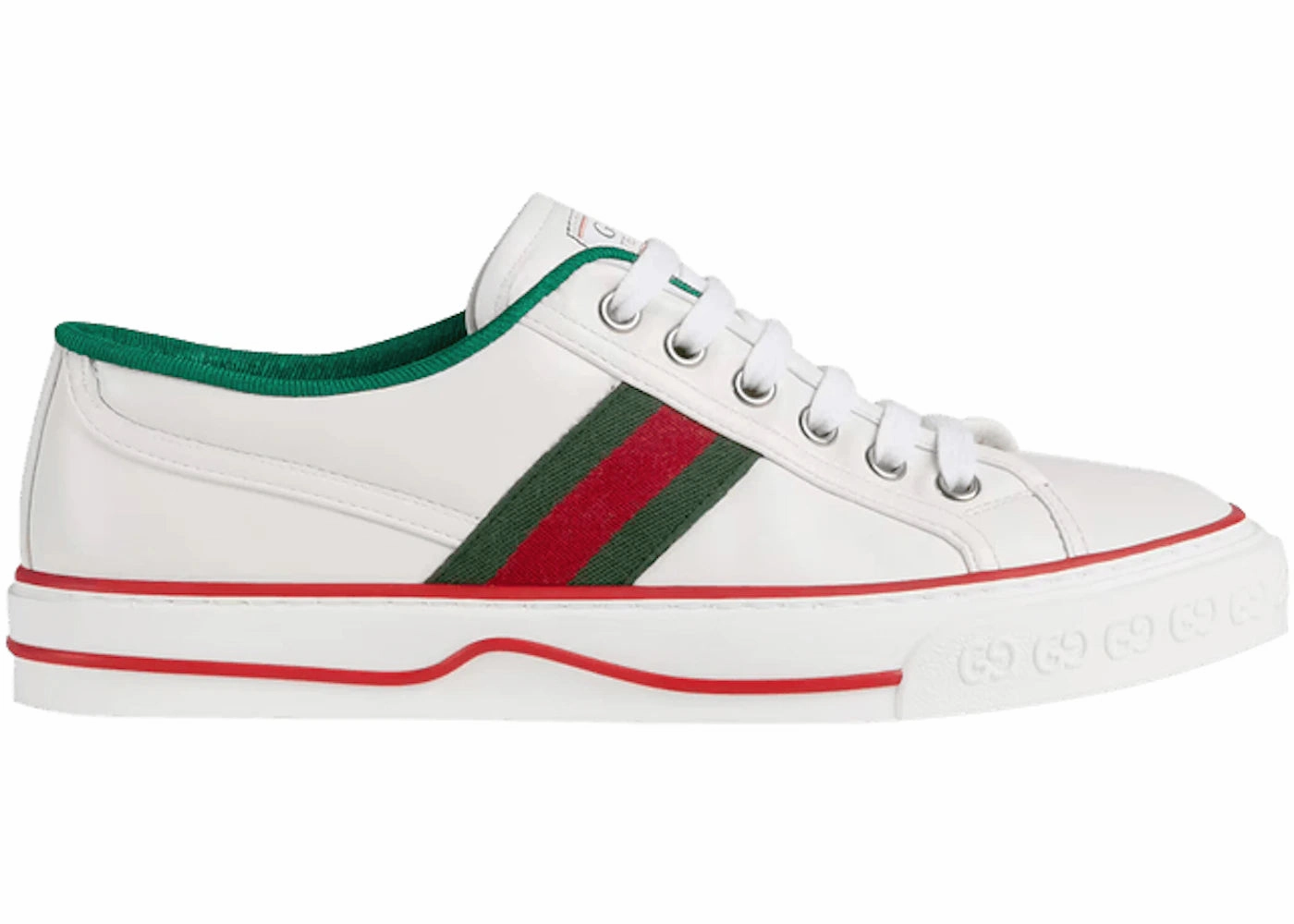Fubu Tennis Shoes Gucci Tennis 1977 White Green Red (Women'S)