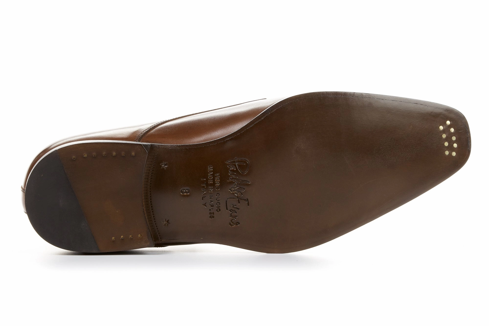 Vegan Brogue Shoes The Heston Double Monk Strap Boot - Marrone