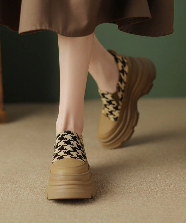 Black Versatile Women Splicing Platform Loafer Shoes RD004 Shoes.com Nine West Mary Jane