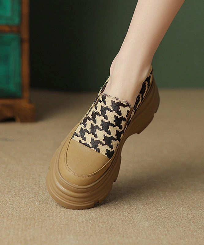 Black Versatile Women Splicing Platform Loafer Shoes RD004 Mary Janes Summer Shoes