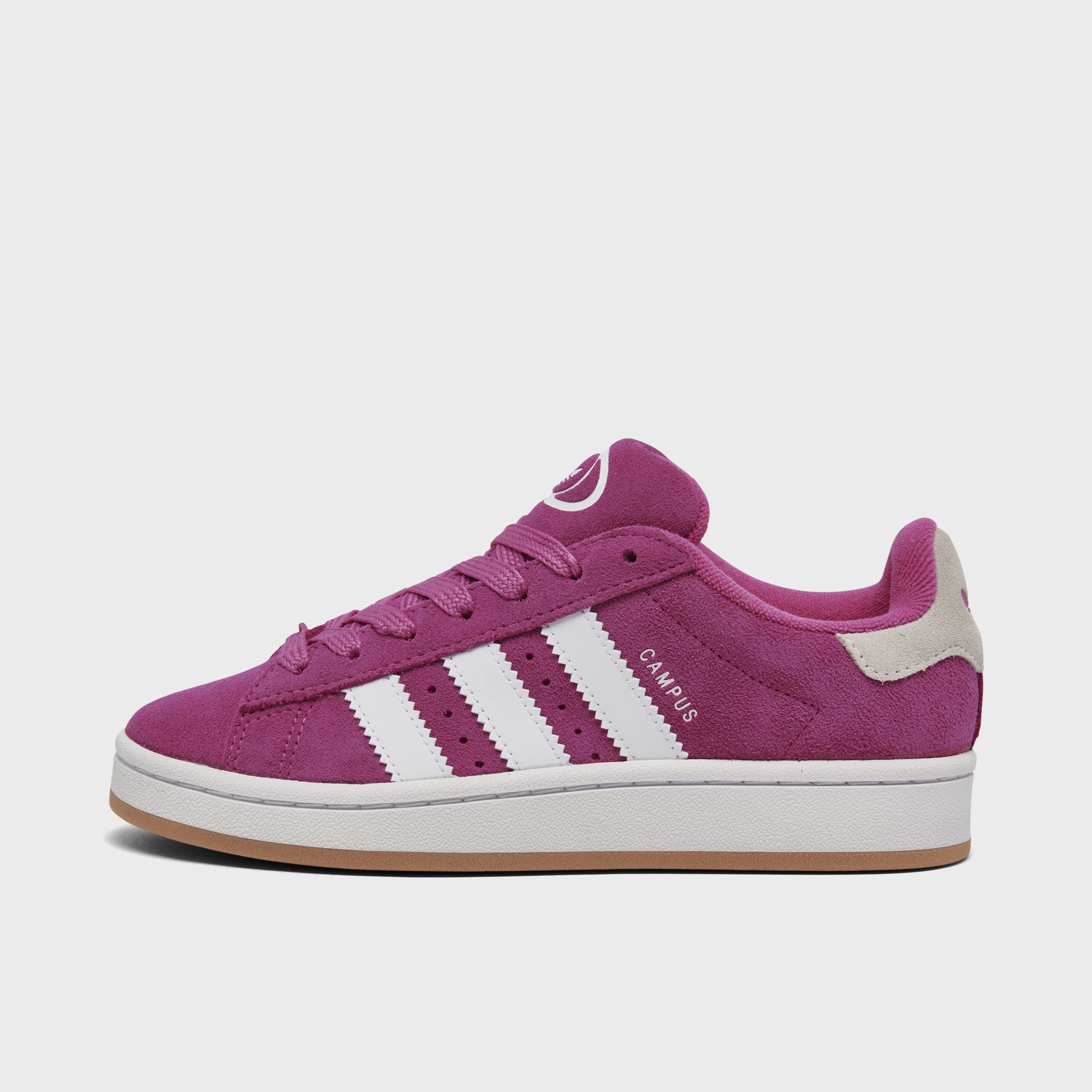 Men No Lace Tennis Shoes adidas Juniors' Campus 00s Pink / White - Gum