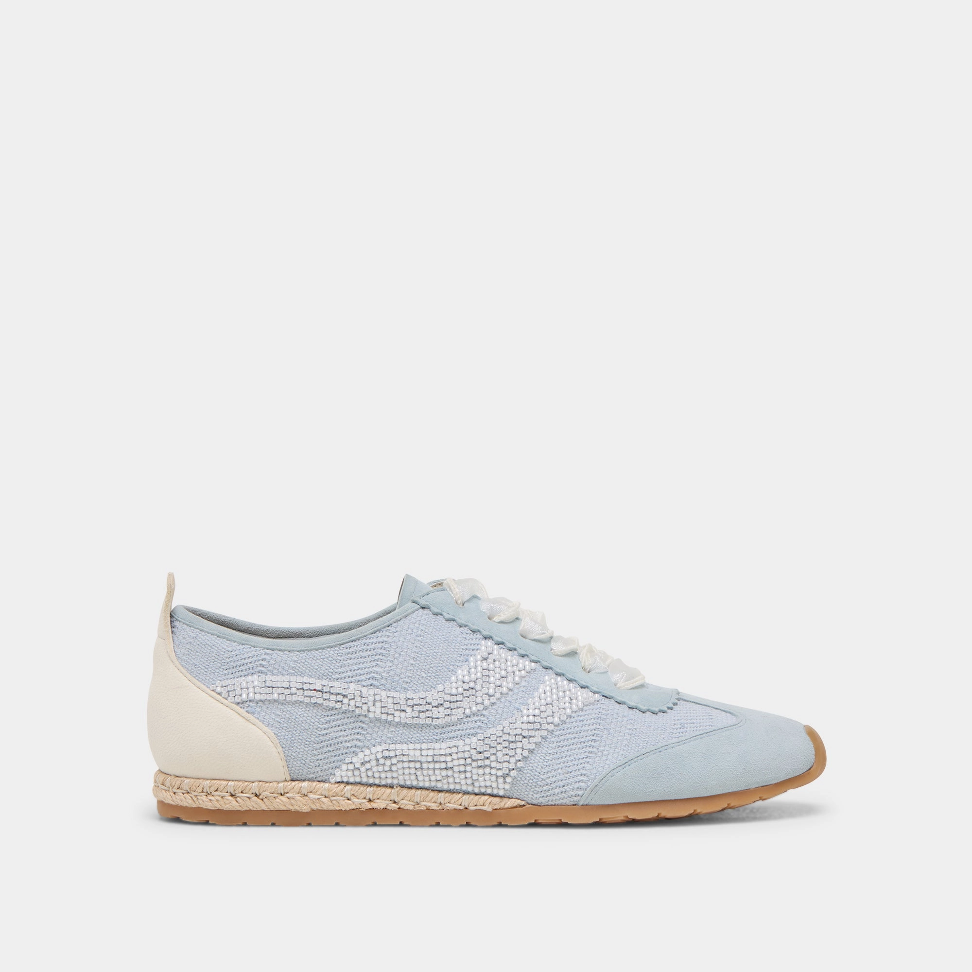 Cheap Name Brand Tennis Shoes Online DREAM BEAD SNEAKERS BLUE MULTI BURLAP