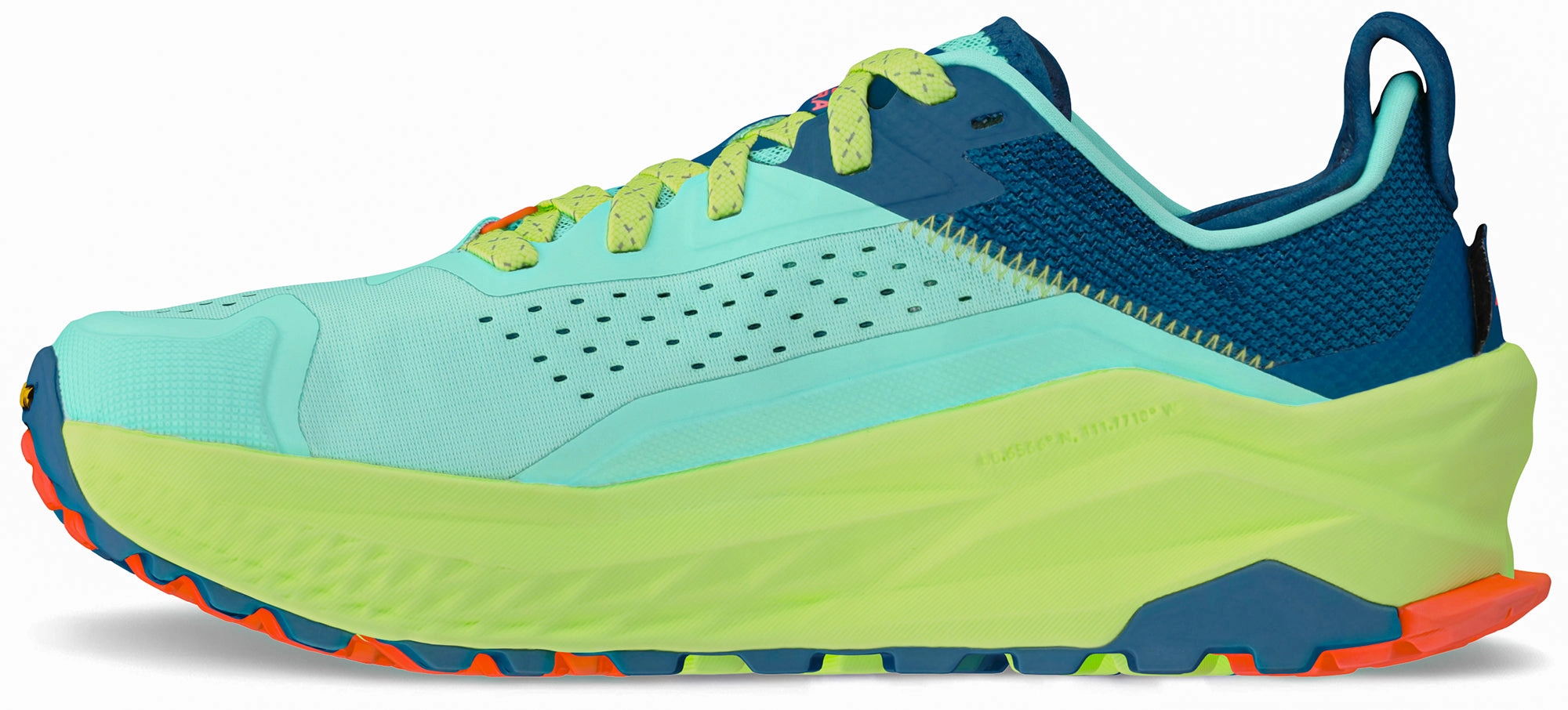 Altra Olympus 6 Womens Trail Running Shoes - Green Low Heel Drop Trail Running Shoes