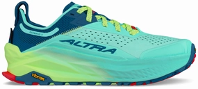 Altra Olympus 6 Womens Trail Running Shoes - Green Ladies Trail Running Shoes