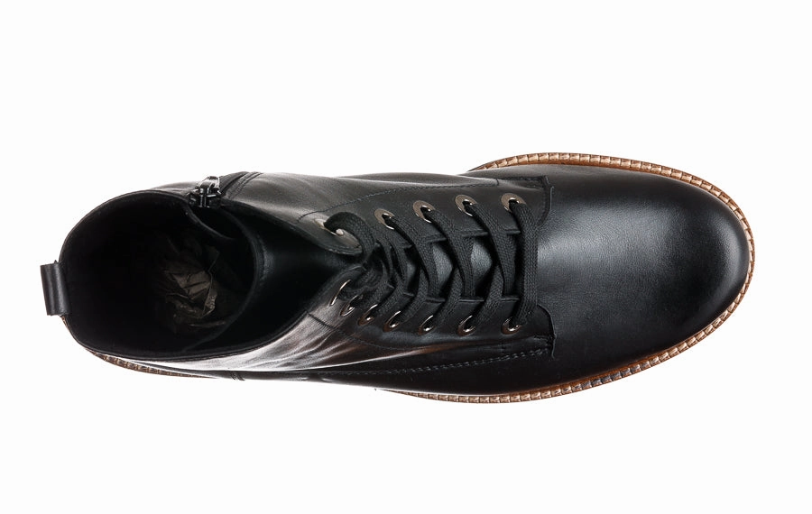 Burgundy Brogues Womens Sem Charlie Black