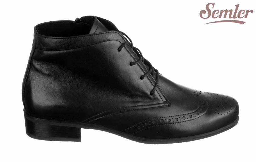 Sem Teacher Black Calf Leather Brogues