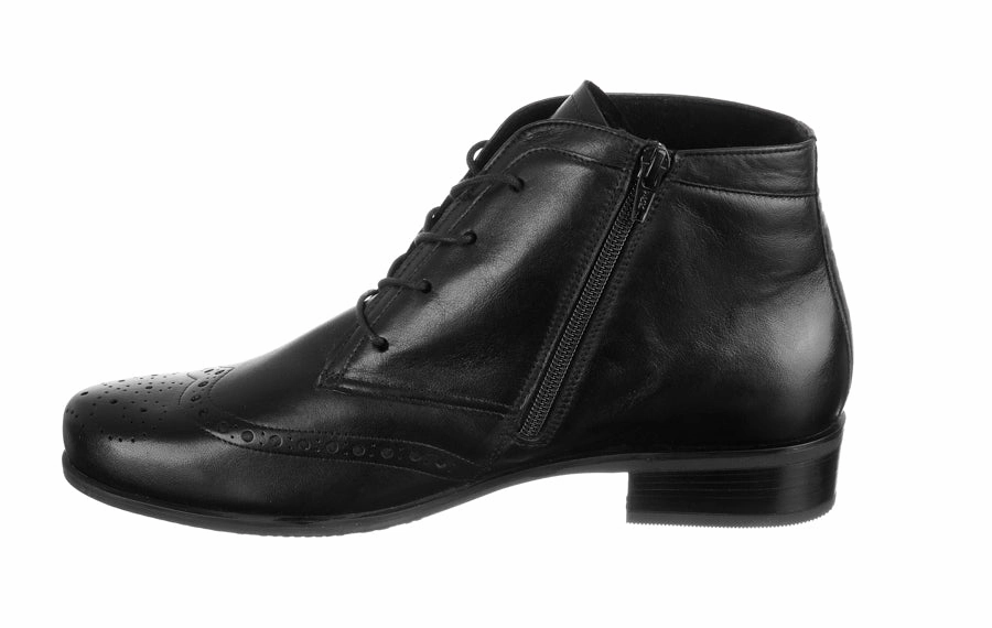 Dark Tan Brogues Sem Teacher Black