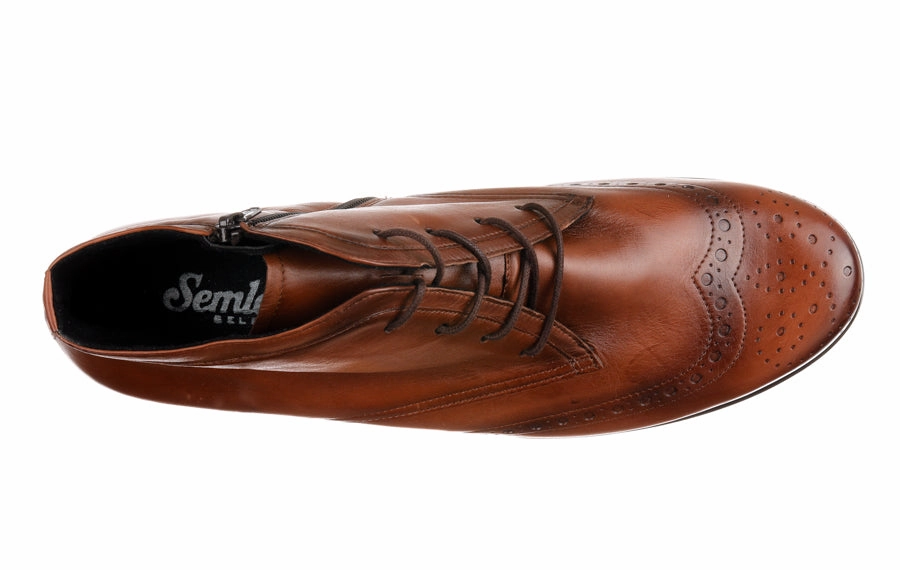 Sem Teacher Brown 3989 Brogue Shoes Size 7