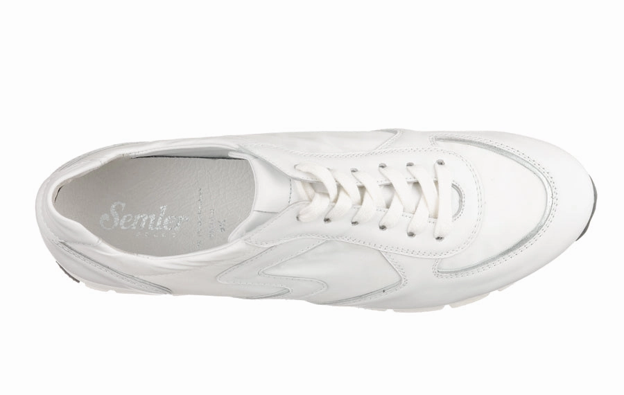 Country Brogue Sem Zigzag White