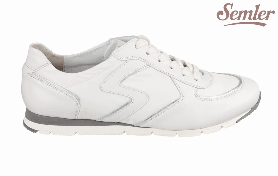 Sem Zigzag White Brown And White Brogues