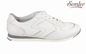 Grenson Brogue Boots Sem Zigzag White