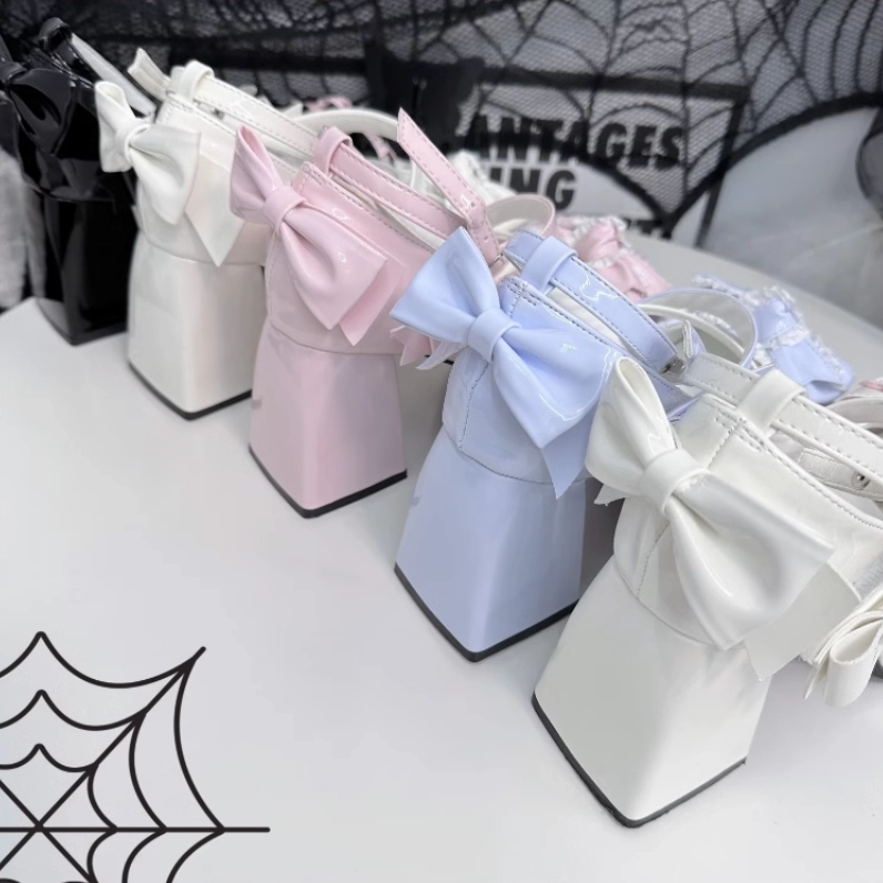 SFS! Girl's Heart Platform Heels Mary Jane Matte Heel Shoes