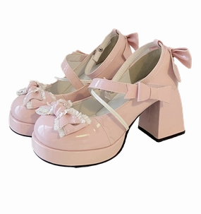 SFS! Girl's Heart Platform Heels Mary Jane Shoes Pinterest