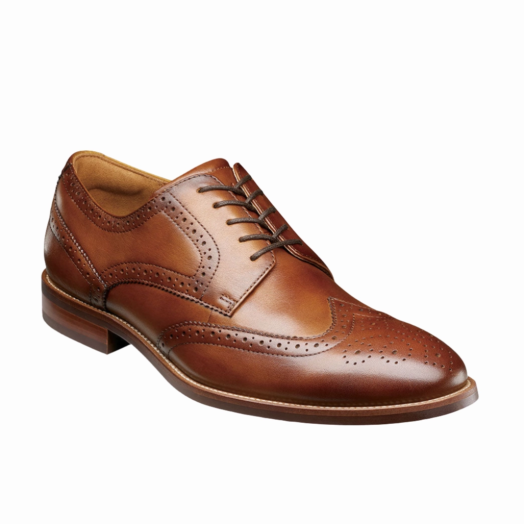 Sub Fusc Oxford Rucci Wingtip Oxford Cognac