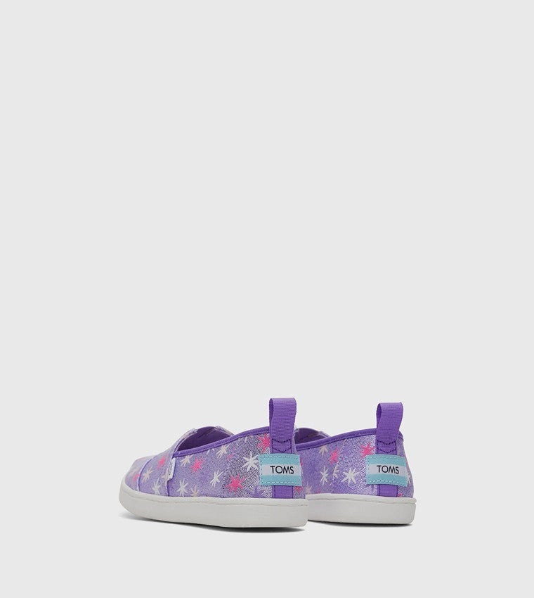 Toms Alpargata 10020127 Kids Purple Canvas Slip On Casual Shoes JOBB894 Casual Shoes Johnston And Murphy