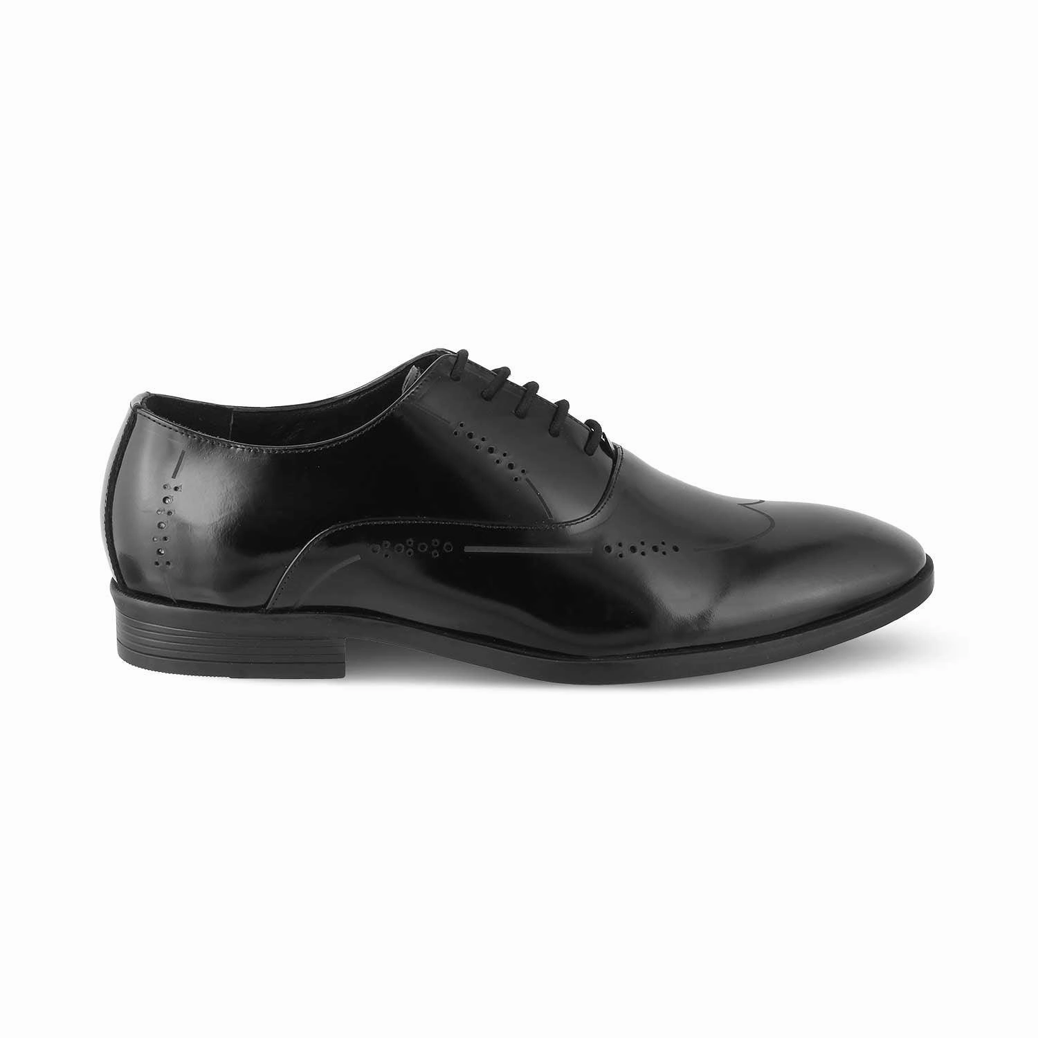 The Nas Black Men's Oxford Lace Ups Tresmode Twill Vs Oxford