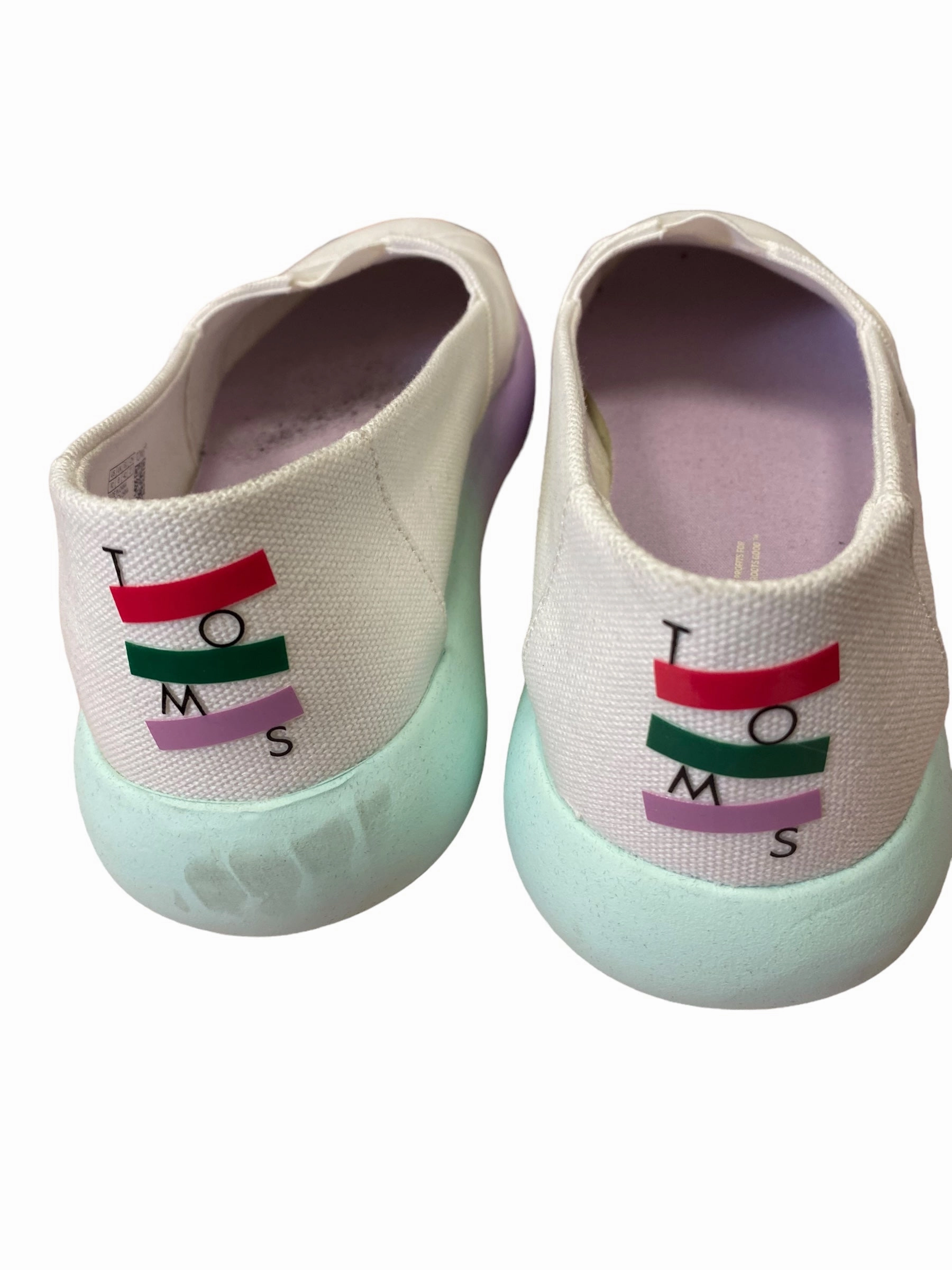 Arcopedico Mary Janes Shoes Shoes Platform By Toms In Purple & White, Size: 10