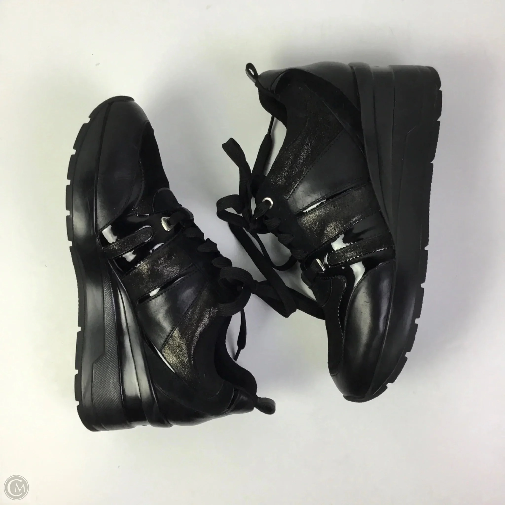 Shoes Sneakers Platform By Geox Shoes In Black, Size: 9 Soft Style Mary Jane Shoes